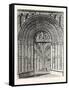 Principal Entrance and Interior of Rochester Cathedral-null-Framed Stretched Canvas