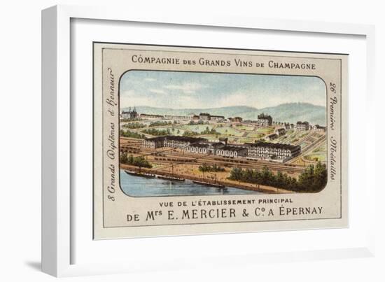 Principal Establishment of E Mercier and Co, Champagne Producers, Epernay, France-null-Framed Giclee Print