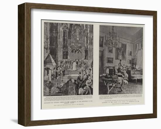 Principal Events in the Life of the Late Czar-null-Framed Giclee Print