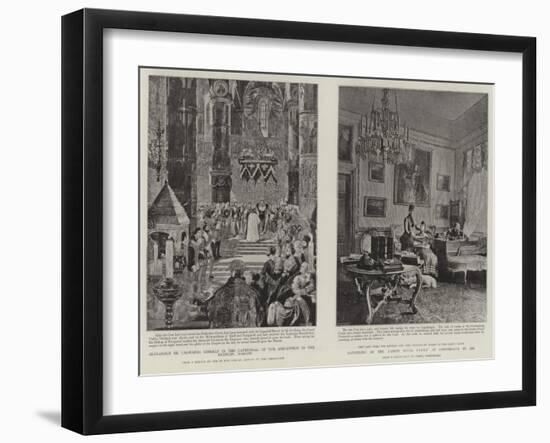 Principal Events in the Life of the Late Czar-null-Framed Giclee Print