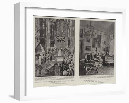 Principal Events in the Life of the Late Czar-null-Framed Giclee Print