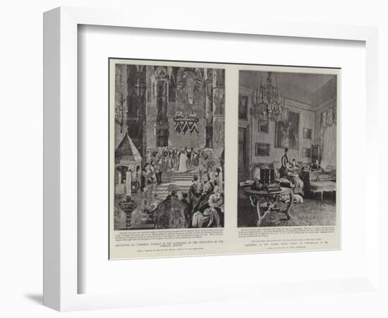 Principal Events in the Life of the Late Czar-null-Framed Giclee Print