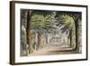 Principal Front of Chiswick House, from R. Ackermann's-John Gendall-Framed Giclee Print