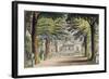 Principal Front of Chiswick House, from R. Ackermann's-John Gendall-Framed Giclee Print