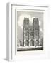 Principal Front of the Cathedral of Nôtre Dame Paris France-null-Framed Giclee Print