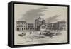 Principal Front of the New Workhouse for the City of London Union-null-Framed Stretched Canvas
