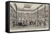 Principal Room of the Suffolk-Street Gallery-null-Framed Stretched Canvas