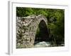 Principality of Andorra. Pont de la Margineda, or La Margineda Bridge at La Margineda. The singl...-null-Framed Photographic Print