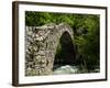 Principality of Andorra. Pont de la Margineda, or La Margineda Bridge at La Margineda. The singl...-null-Framed Photographic Print