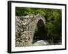 Principality of Andorra. Pont de la Margineda, or La Margineda Bridge at La Margineda. The singl...-null-Framed Photographic Print