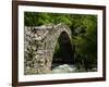 Principality of Andorra. Pont de la Margineda, or La Margineda Bridge at La Margineda. The singl...-null-Framed Photographic Print