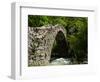 Principality of Andorra. Pont de la Margineda, or La Margineda Bridge at La Margineda. The singl...-null-Framed Photographic Print