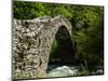 Principality of Andorra. Pont de la Margineda, or La Margineda Bridge at La Margineda. The singl...-null-Mounted Photographic Print