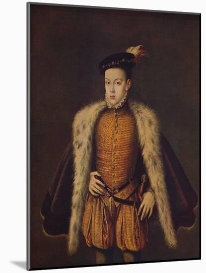 'Principe Don Carlos hijo de Felipe II', (Prince Carlos de Austria), 1557-1559, (c1934)-Alonso Sanchez Coello-Mounted Giclee Print