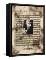 Principles of Music-Beethoven-Susan Hartenhoff-Framed Stretched Canvas