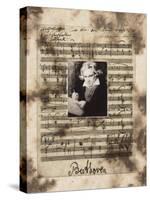 Principles of Music-Beethoven-Susan Hartenhoff-Stretched Canvas