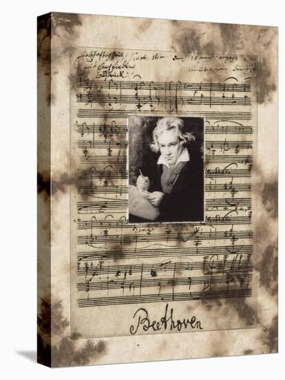 Principles of Music-Beethoven-Susan Hartenhoff-Stretched Canvas