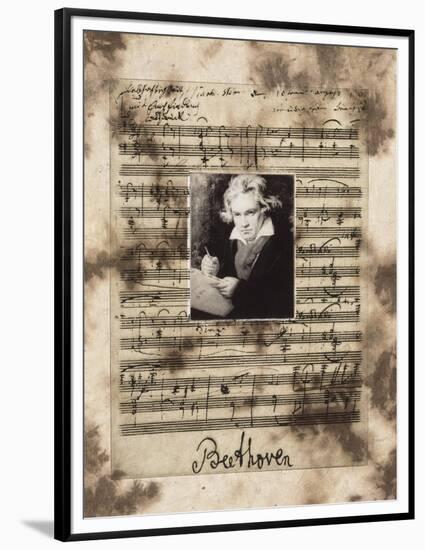 Principles of Music-Beethoven-Susan Hartenhoff-Framed Premium Giclee Print