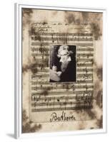 Principles of Music-Beethoven-Susan Hartenhoff-Framed Premium Giclee Print