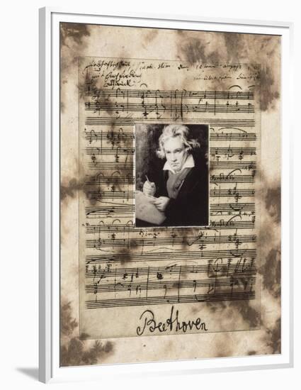 Principles of Music-Beethoven-Susan Hartenhoff-Framed Premium Giclee Print