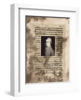 Principles of Music-Mozart-Susan Hartenhoff-Framed Giclee Print