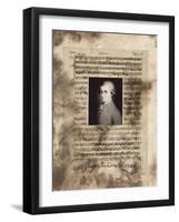 Principles of Music-Mozart-Susan Hartenhoff-Framed Giclee Print