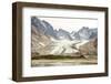 Prins Christian Sund, lateral and medial moraines on Igdlorssuit Glacier, southern Greenland, Polar-Tony Waltham-Framed Photographic Print