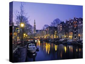 Prinsengracht, Amsterdam, Holland-Jon Arnold-Stretched Canvas