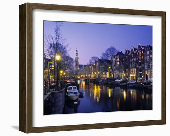 Prinsengracht, Amsterdam, Holland-Jon Arnold-Framed Photographic Print