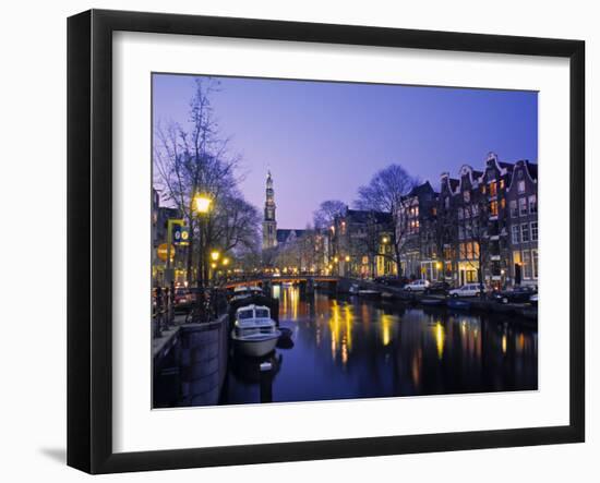 Prinsengracht, Amsterdam, Holland-Jon Arnold-Framed Photographic Print