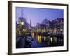 Prinsengracht, Amsterdam, Holland-Jon Arnold-Framed Photographic Print