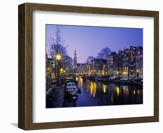 Prinsengracht, Amsterdam, Holland-Jon Arnold-Framed Photographic Print