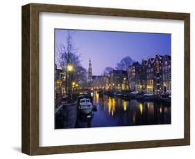 Prinsengracht, Amsterdam, Holland-Jon Arnold-Framed Photographic Print