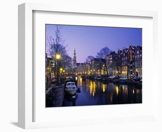 Prinsengracht, Amsterdam, Holland-Jon Arnold-Framed Photographic Print