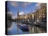 Prinsengracht and Westerkerk in the Background, Amsterdam, Holland-Michele Falzone-Stretched Canvas