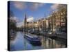 Prinsengracht and Westerkerk in the Background, Amsterdam, Holland-Michele Falzone-Stretched Canvas