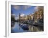 Prinsengracht and Westerkerk in the Background, Amsterdam, Holland-Michele Falzone-Framed Photographic Print