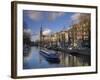 Prinsengracht and Westerkerk in the Background, Amsterdam, Holland-Michele Falzone-Framed Photographic Print