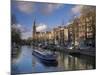 Prinsengracht and Westerkerk in the Background, Amsterdam, Holland-Michele Falzone-Mounted Photographic Print