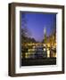 Prinsengracht and Wsterkerk, Amsterdam, Holland-Jon Arnold-Framed Photographic Print