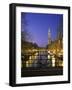 Prinsengracht and Wsterkerk, Amsterdam, Holland-Jon Arnold-Framed Photographic Print