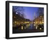 Prinsengracht and Wsterkerk, Amsterdam, Holland-Jon Arnold-Framed Premium Photographic Print