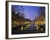 Prinsengracht and Wsterkerk, Amsterdam, Holland-Jon Arnold-Framed Photographic Print