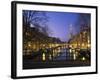 Prinsengracht and Wsterkerk, Amsterdam, Holland-Jon Arnold-Framed Photographic Print