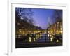 Prinsengracht and Wsterkerk, Amsterdam, Holland-Jon Arnold-Framed Photographic Print