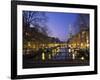 Prinsengracht and Wsterkerk, Amsterdam, Holland-Jon Arnold-Framed Photographic Print