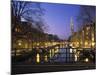 Prinsengracht and Wsterkerk, Amsterdam, Holland-Jon Arnold-Mounted Photographic Print