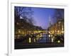 Prinsengracht and Wsterkerk, Amsterdam, Holland-Jon Arnold-Framed Photographic Print