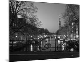 Prinsengracht and Wsterkerk, Amsterdam, Holland-Jon Arnold-Mounted Photographic Print