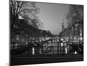 Prinsengracht and Wsterkerk, Amsterdam, Holland-Jon Arnold-Mounted Photographic Print